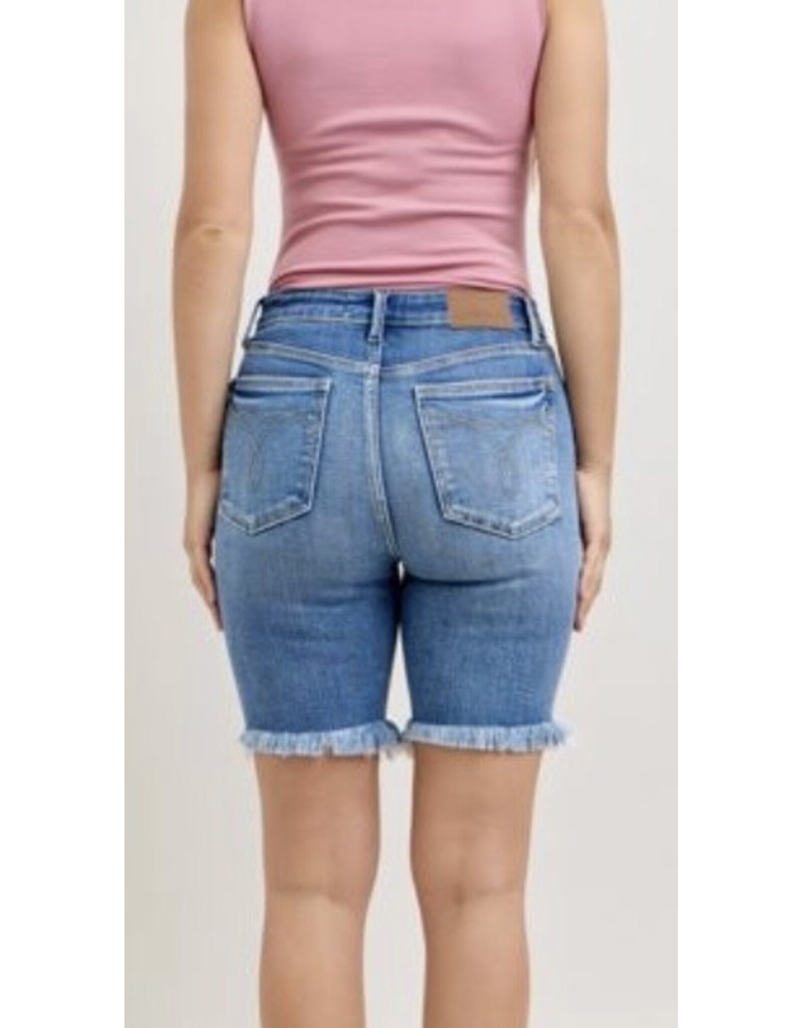 Judy Blue JB HW Bermuda Denim Shorts
