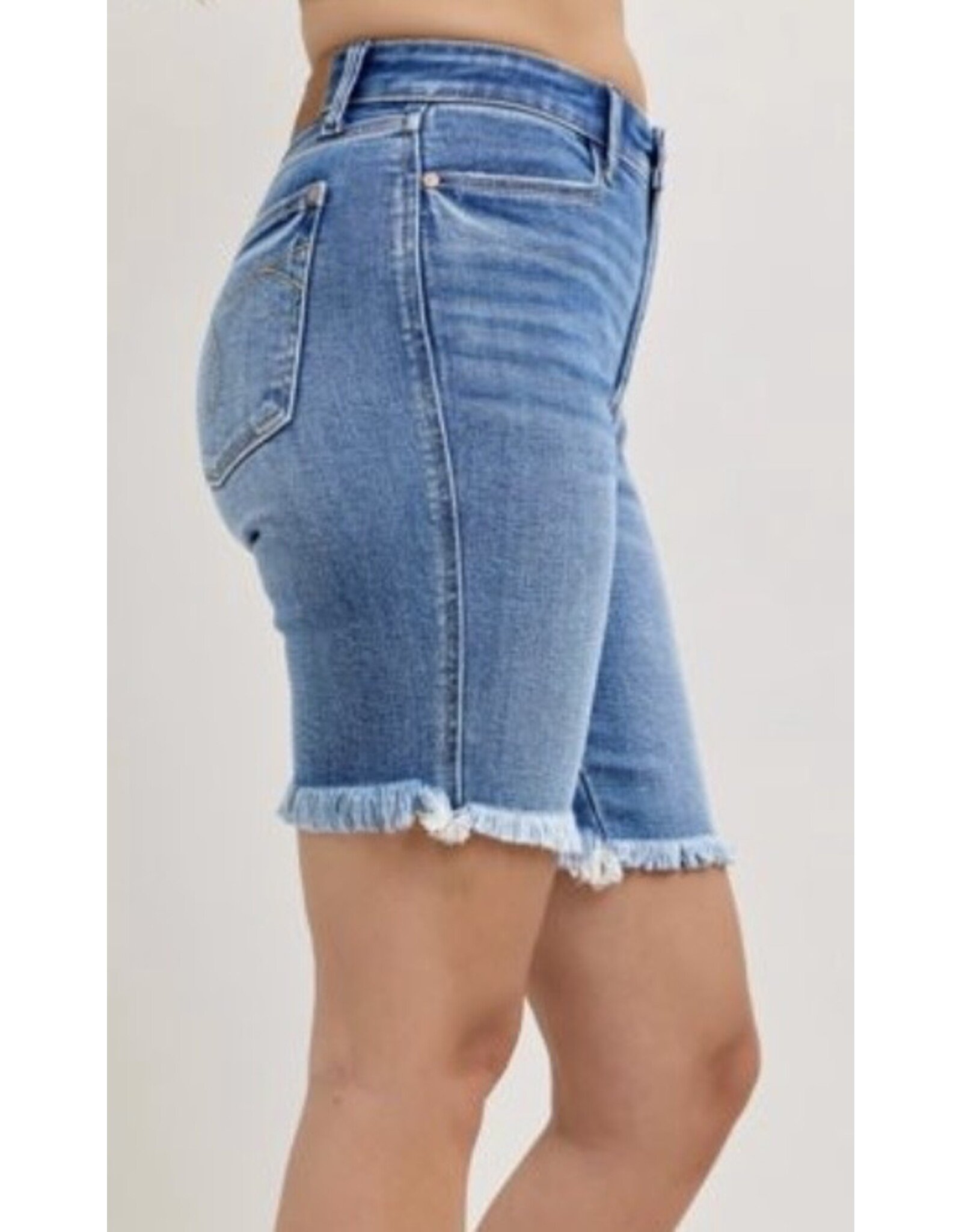 Judy Blue JB HW Bermuda Denim Shorts