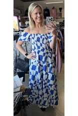 Off Shoulder A Line Dress