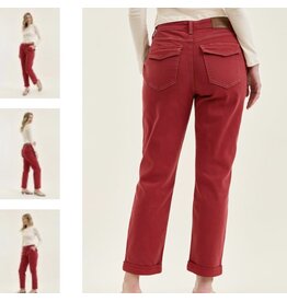 Judy Blue JB HW Aurora Weekender Haute Red