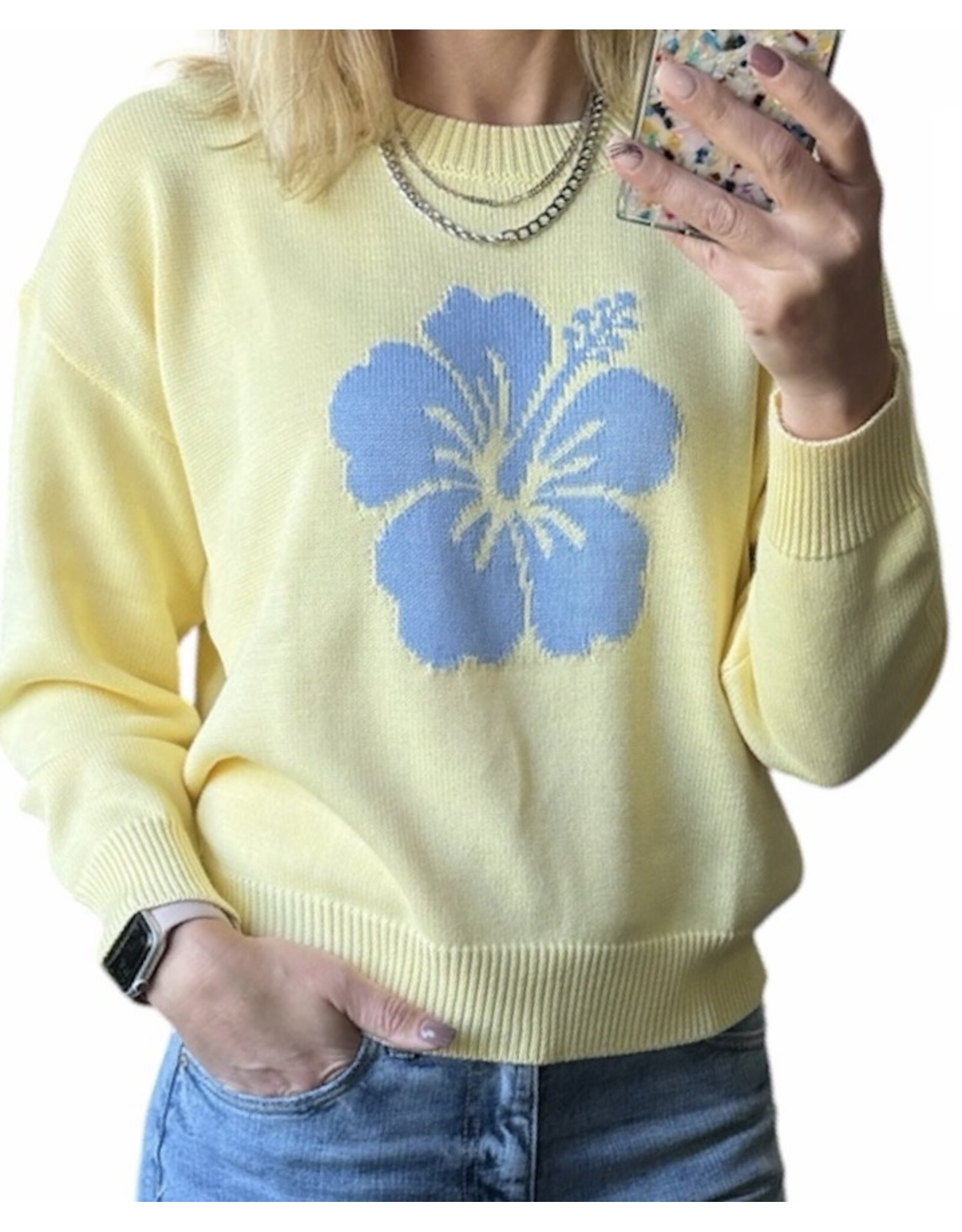 Hibiscus sweater