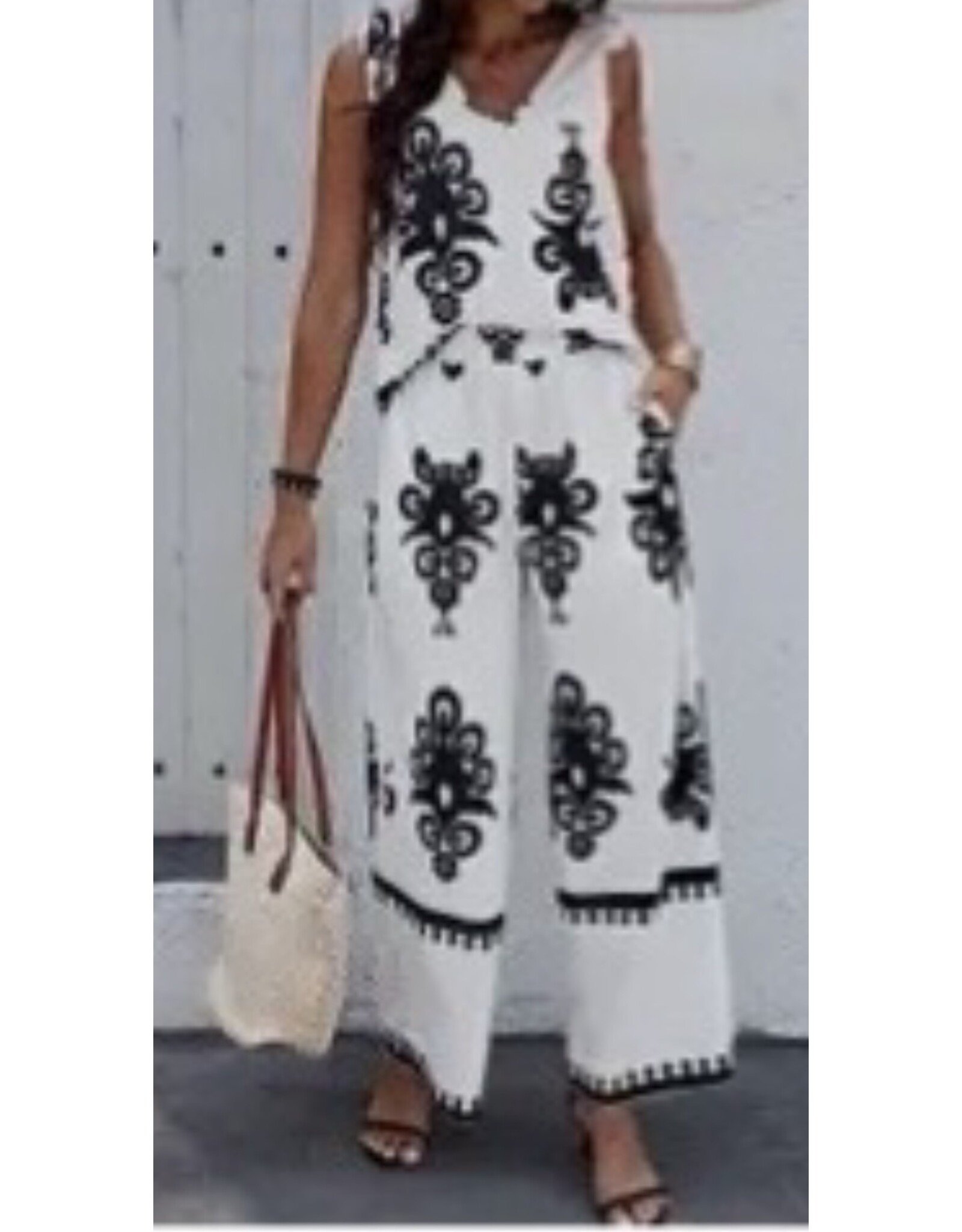 White two piece Summer outfit