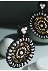 Seed Beads Drop Earrings