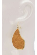 Organic shape dangle earrings