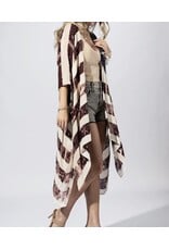 Vintage Americana Flag Kimono