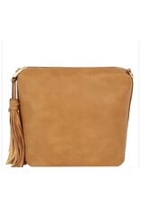 Tassel Zipper Crossbody Bag