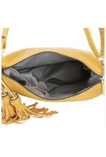 Tassel Zipper Crossbody Bag