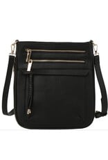 Trendy Zippered Crossbody