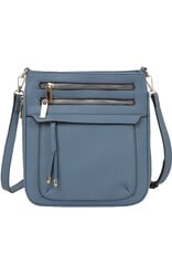 Trendy Zippered Crossbody