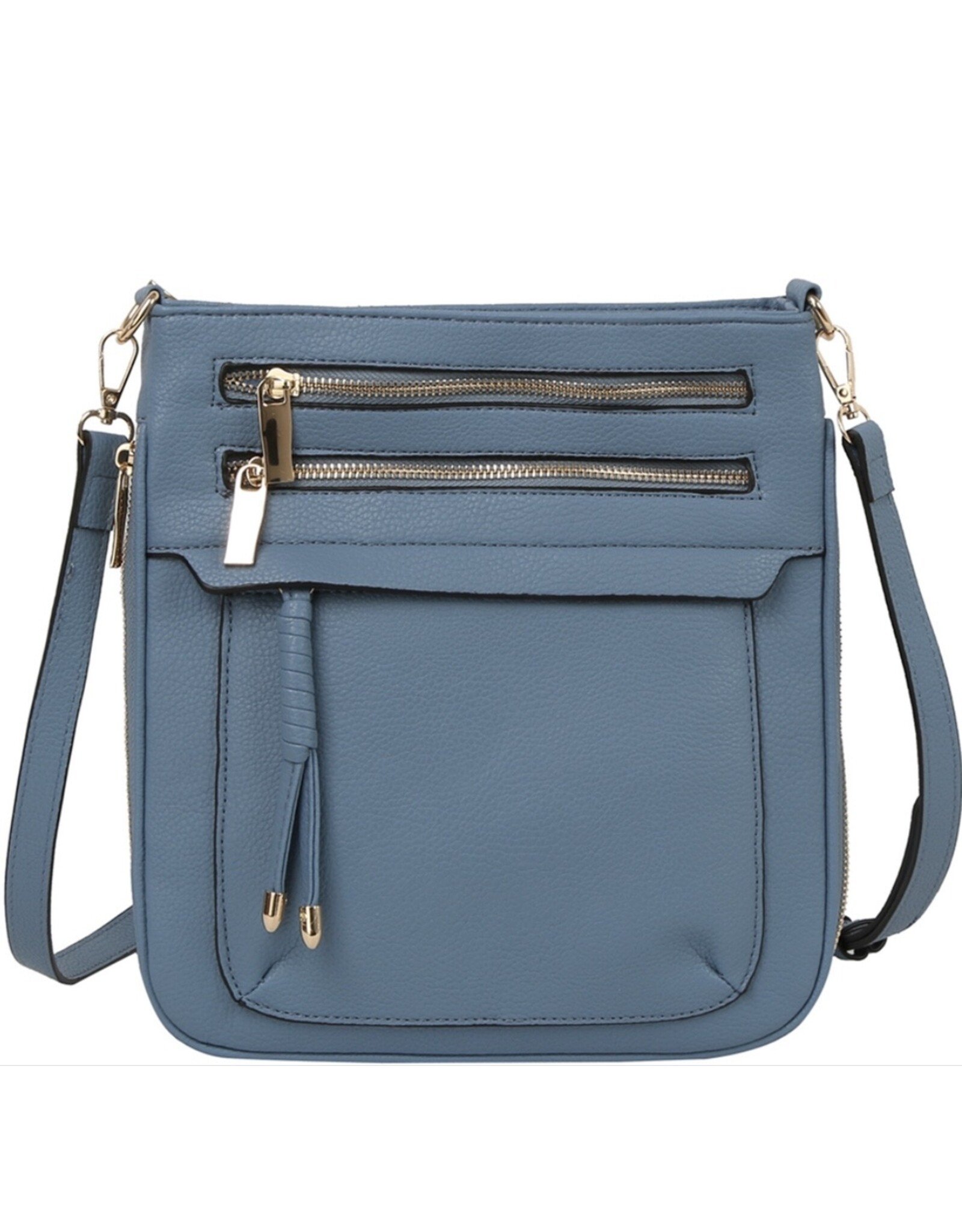 Trendy Zippered Crossbody