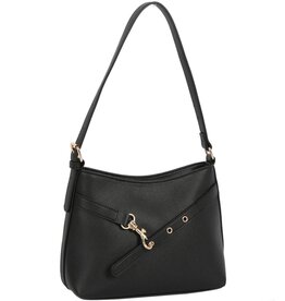 Textured Shoulder Hobo Bag