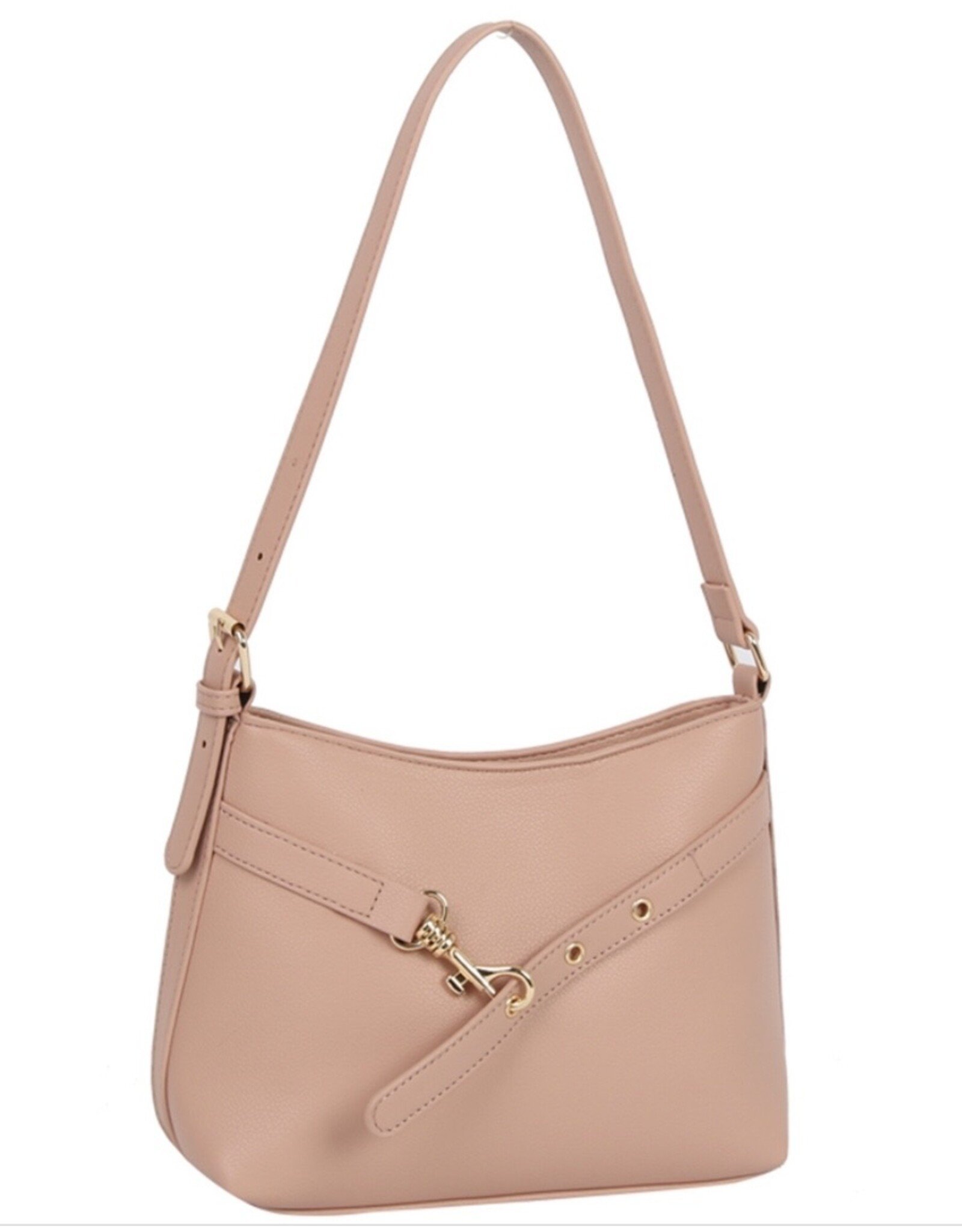 Textured Shoulder Hobo Bag