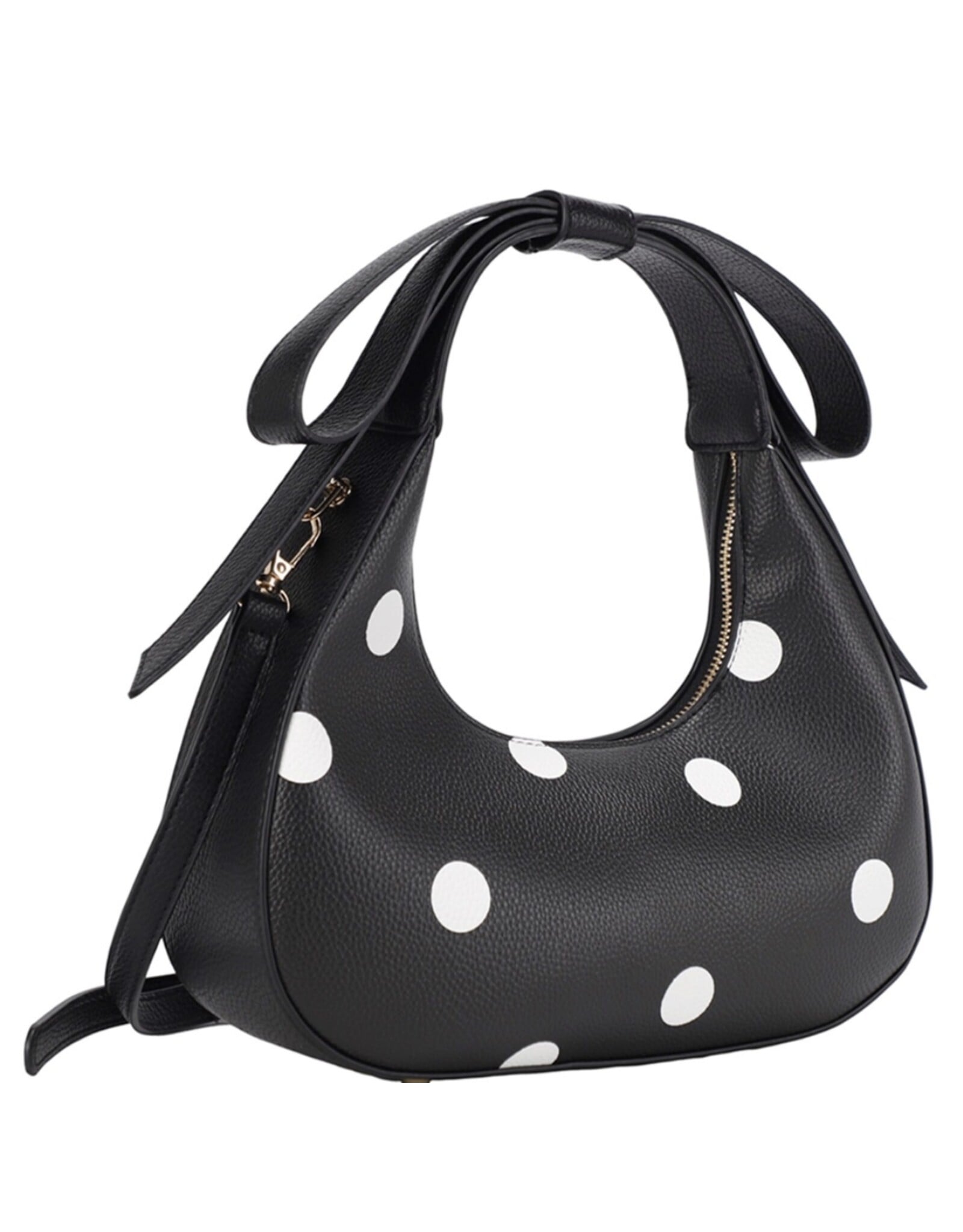 Polka Dot Handle Crossbody