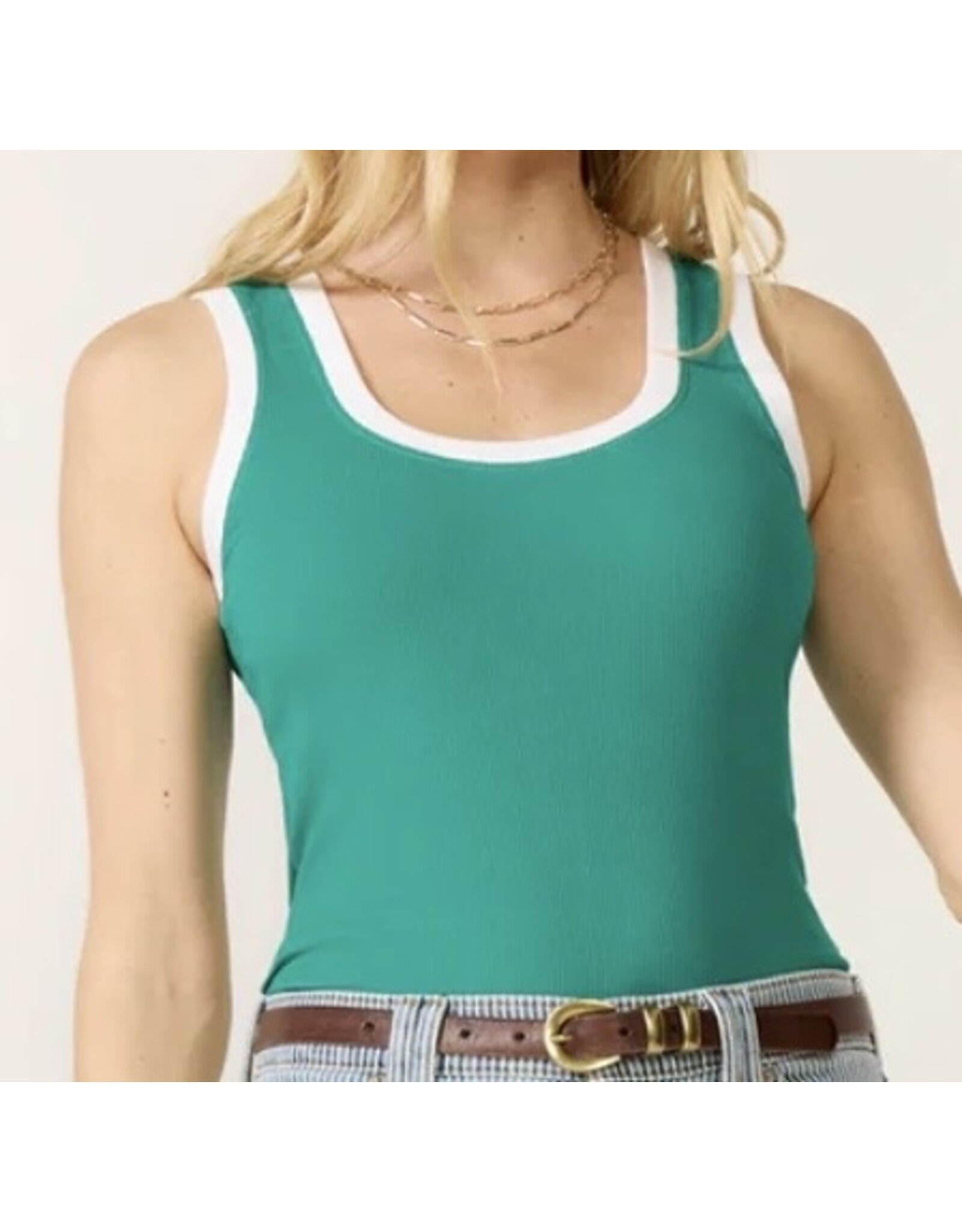 ZSupply Sirena Colorblocked Rib Tank