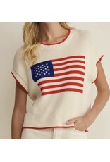 ZSupply ZSupply Sleeveless Patriot Sweater