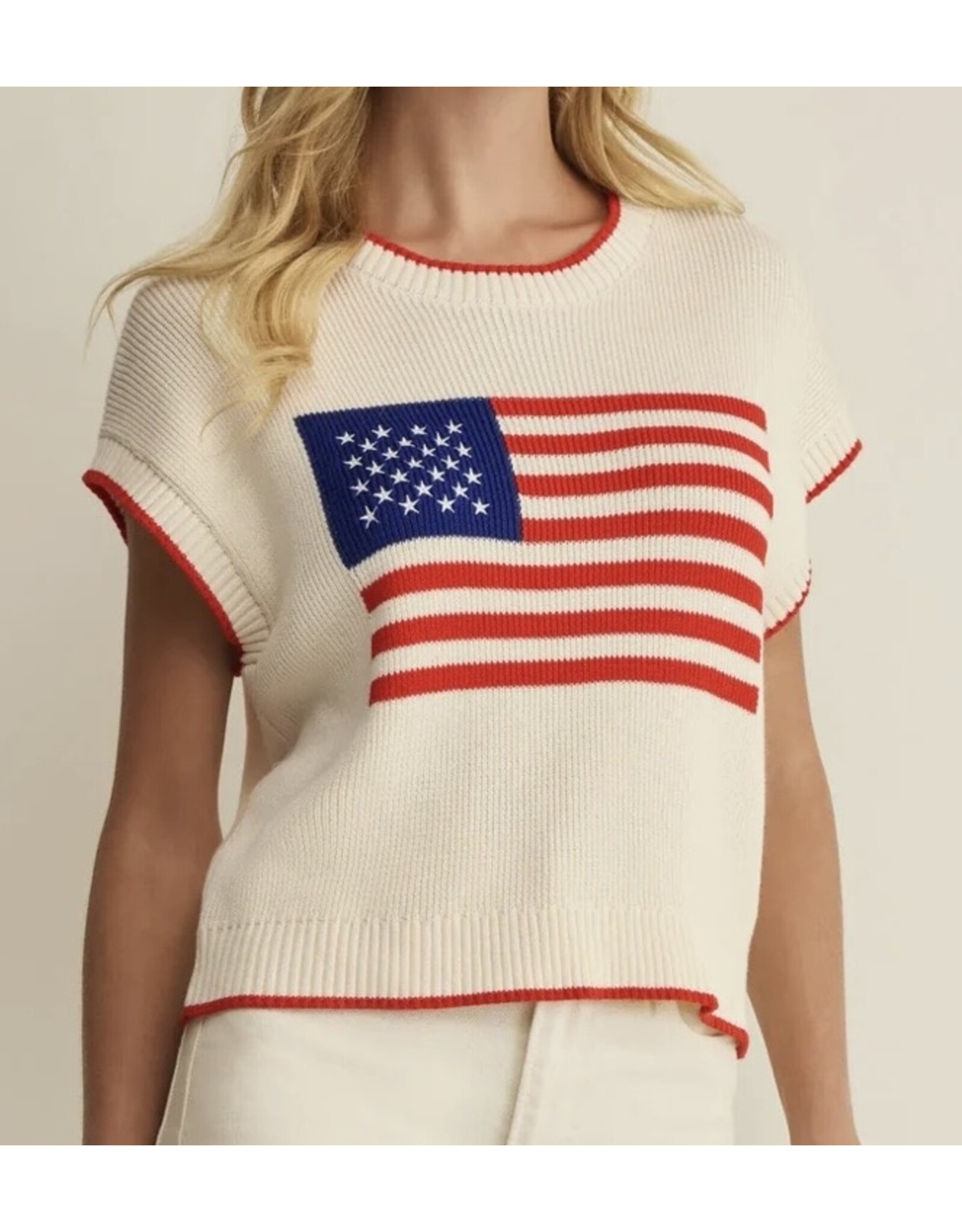 ZSupply ZSupply Sleeveless Patriot Sweater