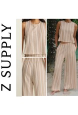 ZSupply Scout Knit Striped Pant Cloud