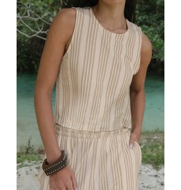 ZSupply ZSupply Sloane Knit Striped Top Cloud