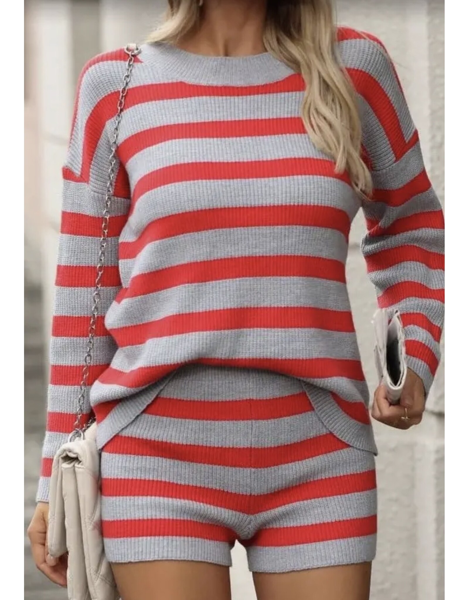 Miss sparkling Striped (soft) sweater