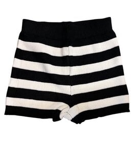 Stripe sweater shorts