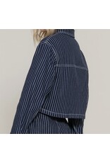 Denim Stripe Short Jacket
