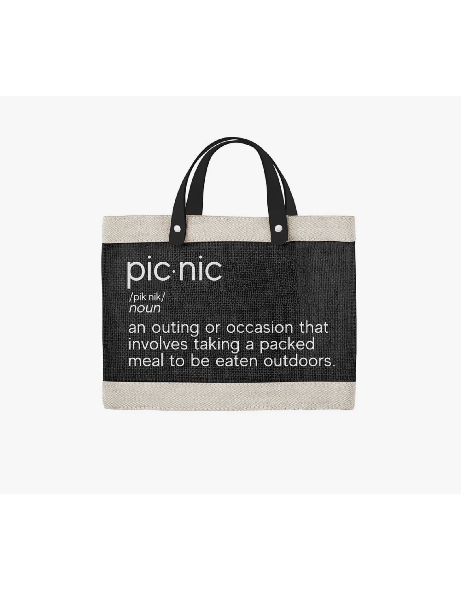 Mini Market Tote - picnic