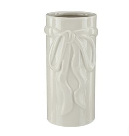 Ceramic Bow Vase Natural