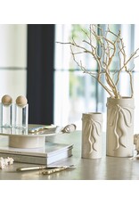 Ceramic Bow Vase Natural