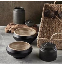 Black Bamboo Bowl