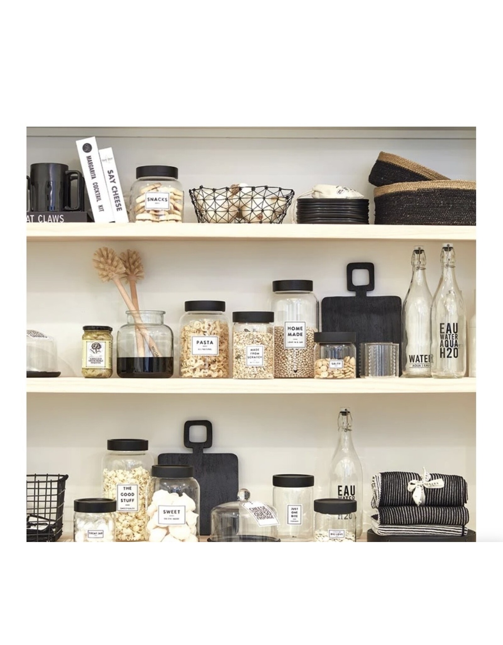 Santa Barbara Designs SALTY pantry glass canister