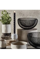 Santa Barbara Designs Black metal mesh bowl SET