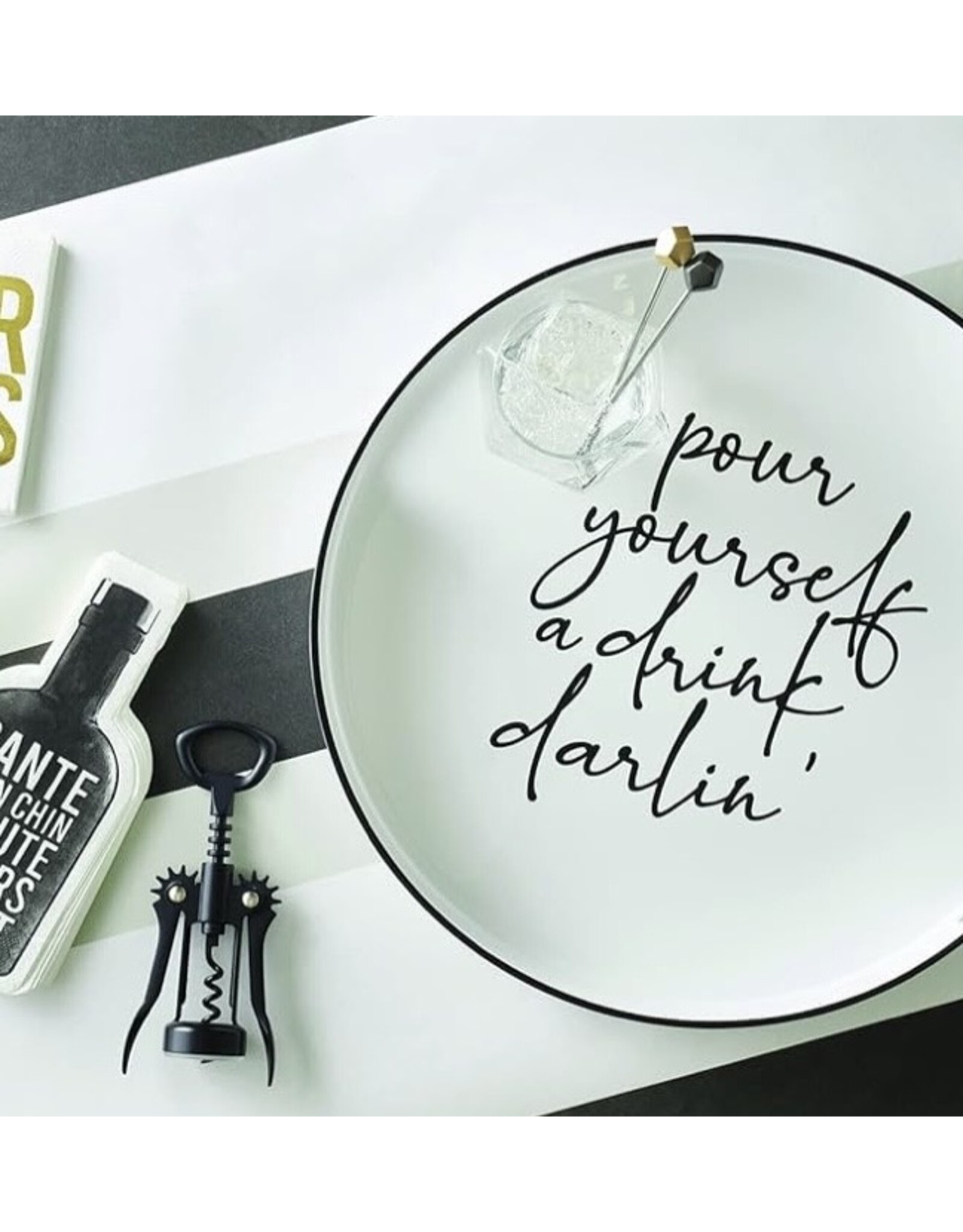 Santa Barbara Designs 'pour yourself a drink darlin' BAR TRAY
