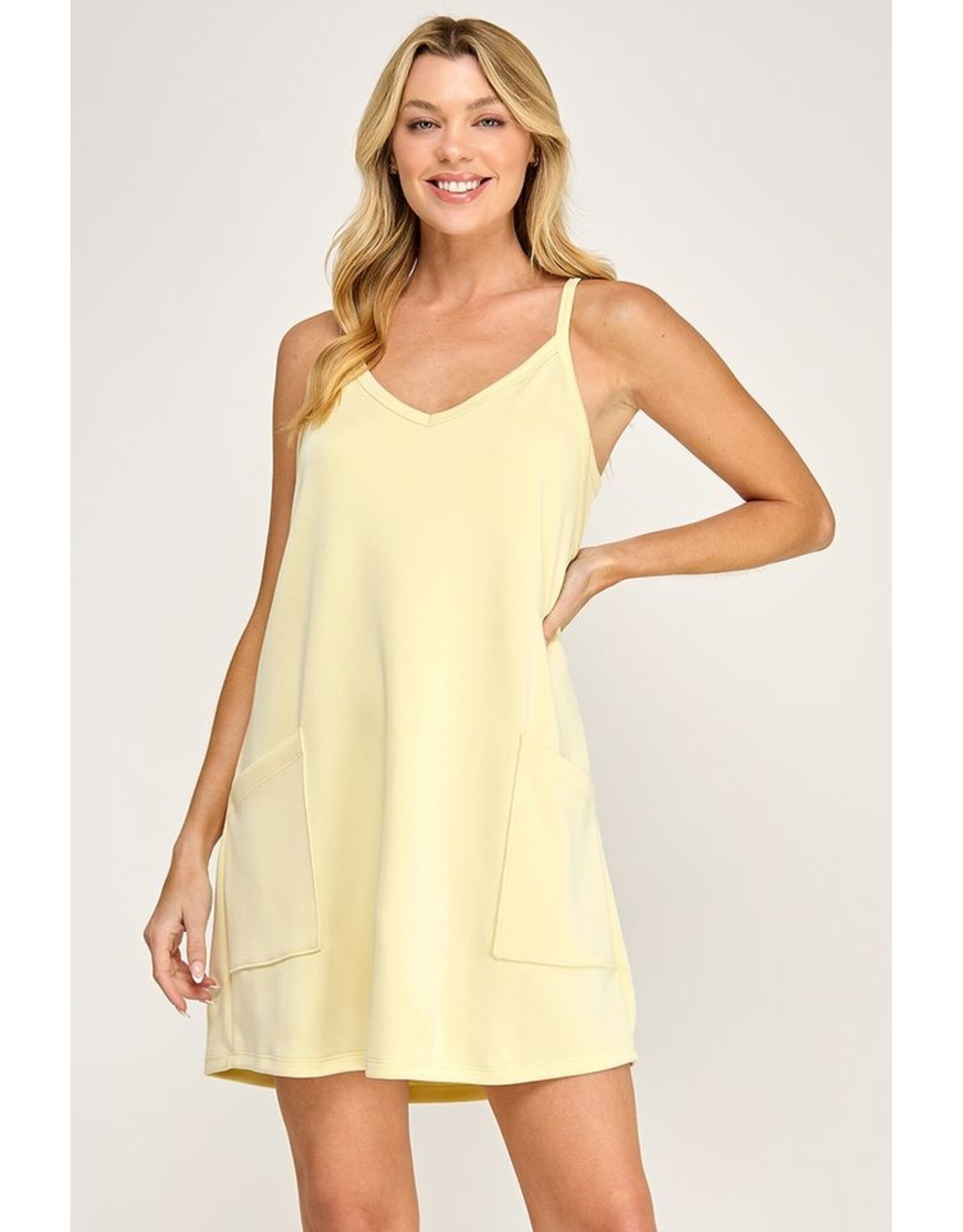 Buttery soft techno romper dress
