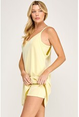 Buttery soft techno romper dress