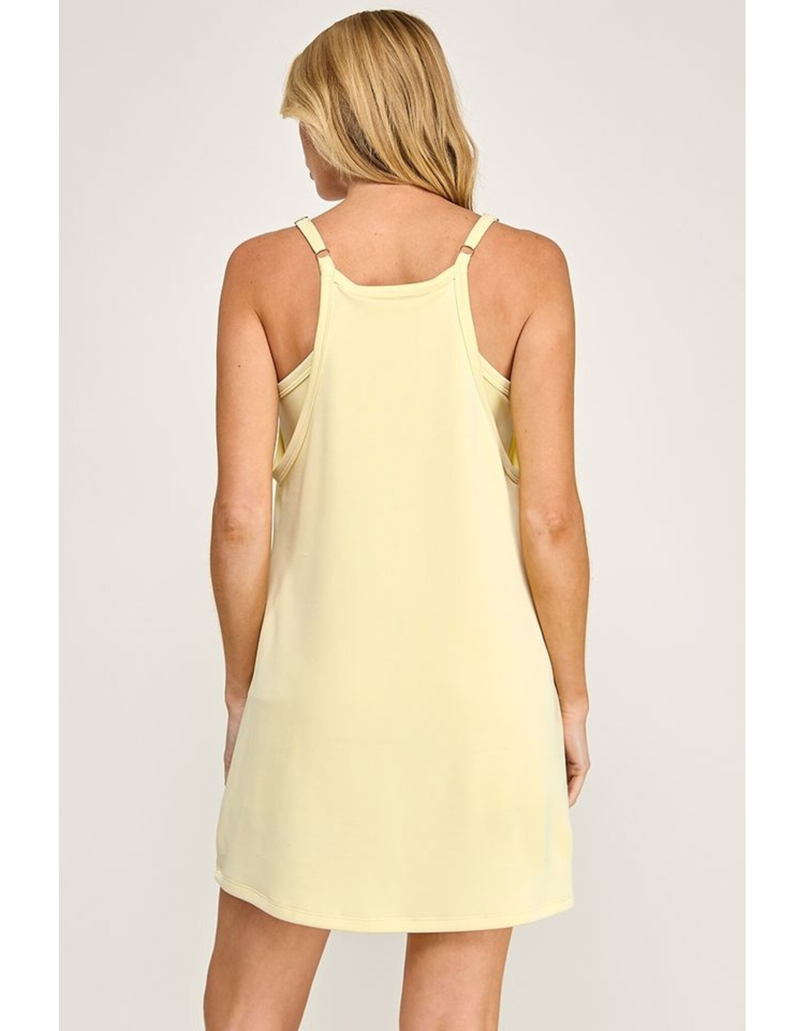 Buttery soft techno romper dress