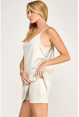 Buttery soft techno romper dress