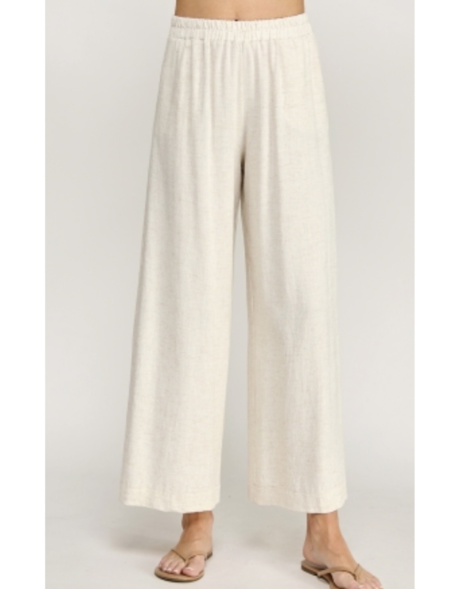 Wide leg crop pants