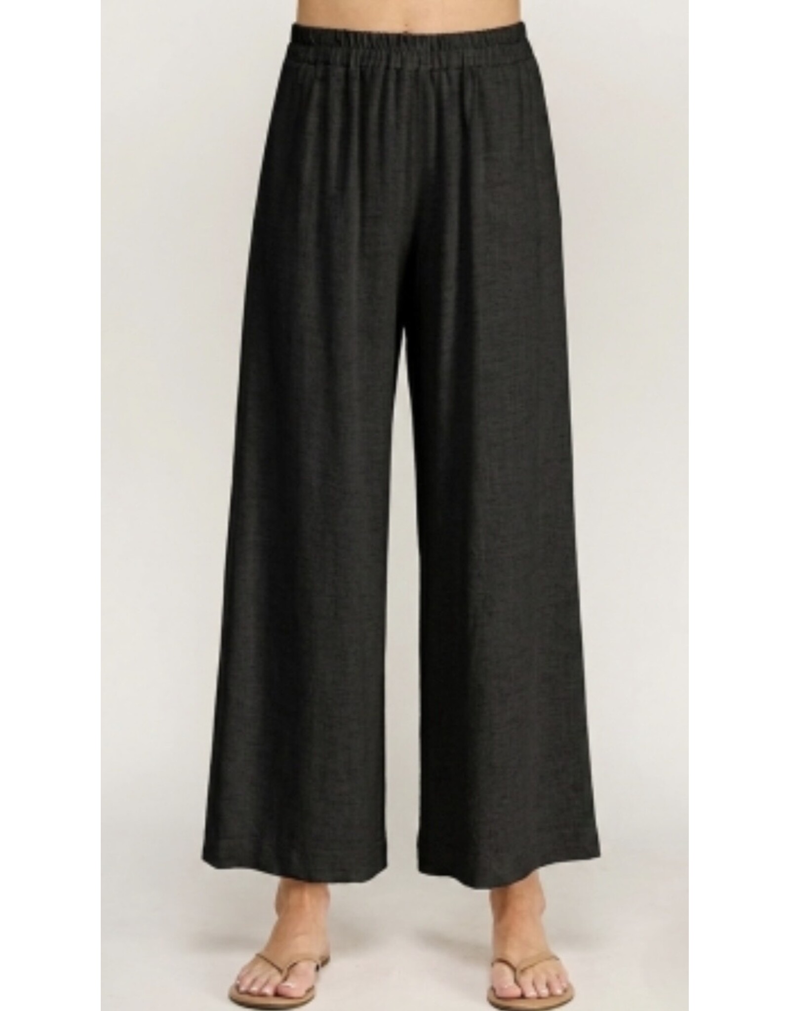 Wide leg crop pants