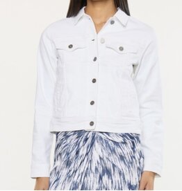 Kancan white denim jacket
