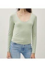 Ultra Soft Striped L/S Top