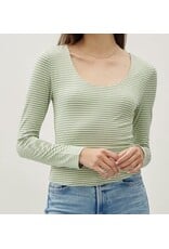 Ultra Soft Striped L/S Top