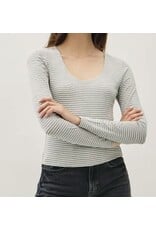 Ultra Soft Striped L/S Top