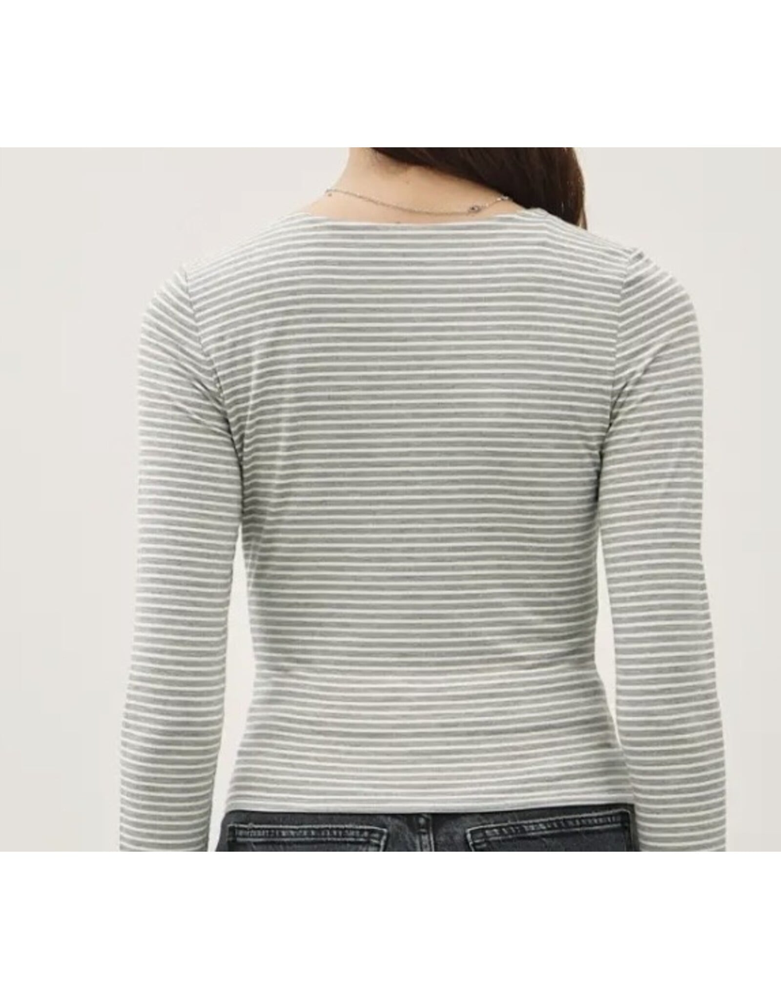 Ultra Soft Striped L/S Top