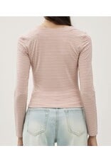 Ultra Soft Striped L/S Top