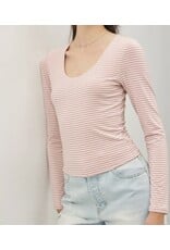 Ultra Soft Striped L/S Top
