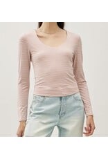 Ultra Soft Striped L/S Top