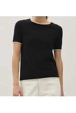 Layered Look S/S Sweater