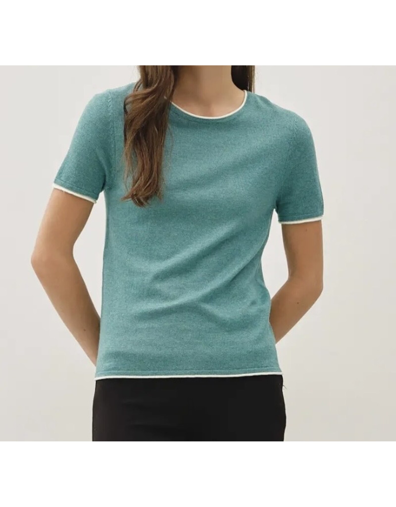 Layered Look S/S Sweater