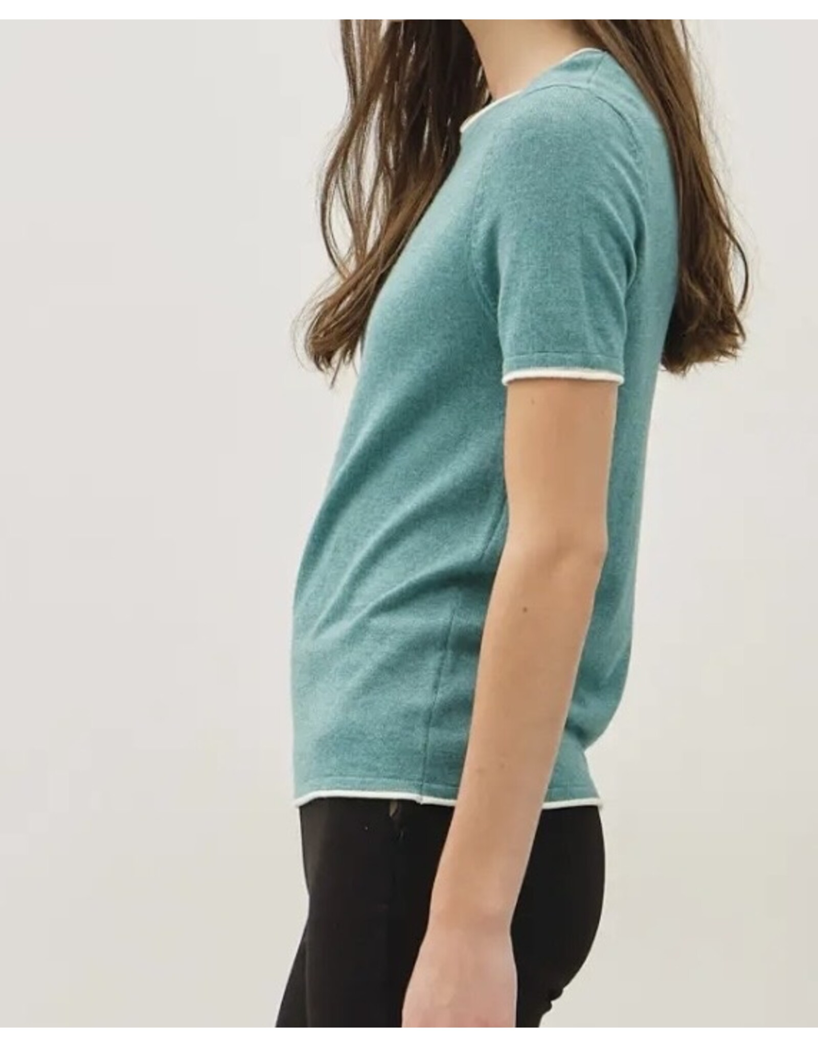 Layered Look S/S Sweater