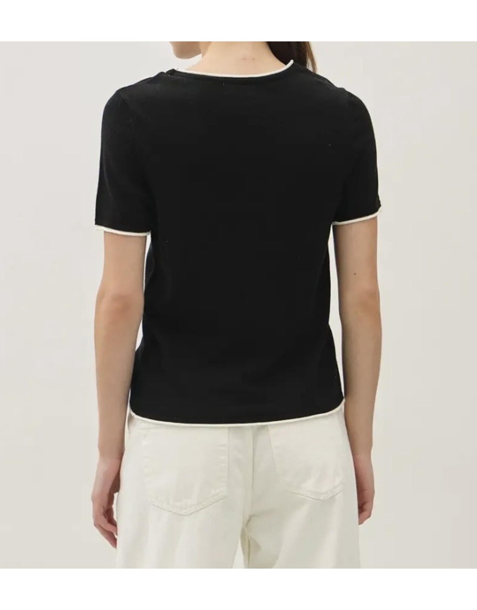 Layered Look S/S Sweater